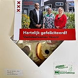 We werden ook gefeliciteerd door het Stadsbestuur